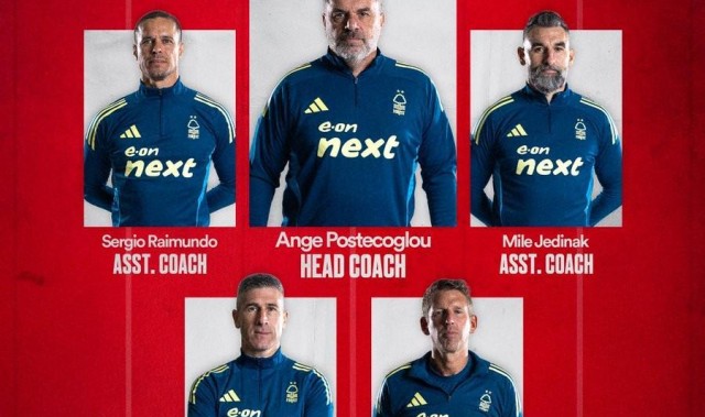 开云官方-诺丁汉森林官方：耶迪纳克等四人加入澳波教练组